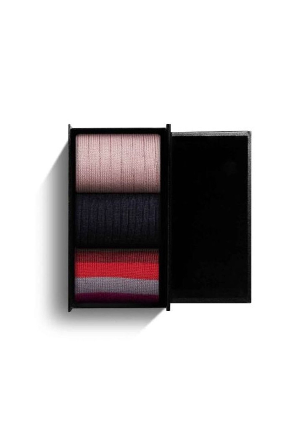 Gift Pantherella | Women'S Merino Wool Collection 3-Pair Gift Box